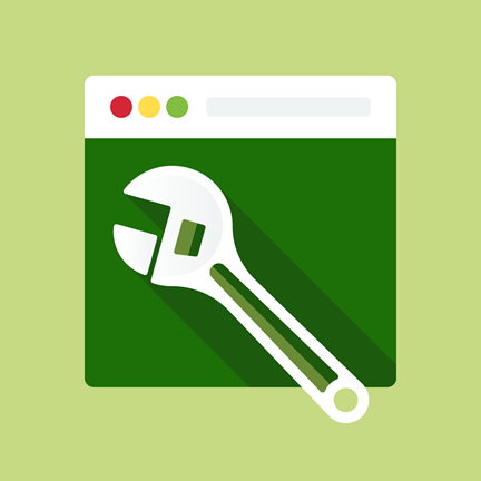 An image of a wrench in a computer window.