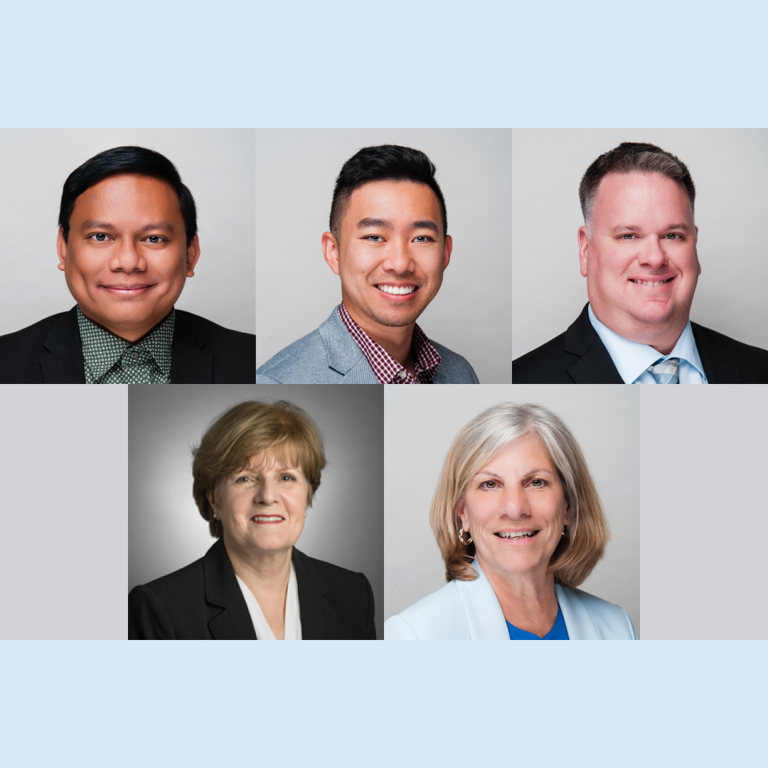 Rodolfo D. Lastimosa Jr., RPN and RN (Chair); Jerry Ding, NP (Vice-Chair); Michael Hogard, RPN (Vice-Chair); Diane Thompson (Public Member); Maria Seculski (Pubic Member).