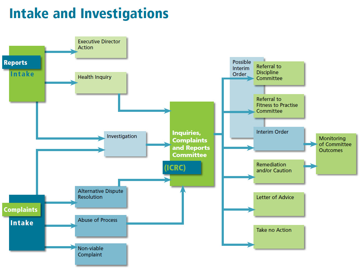 Intake and Investigations Flow Chart